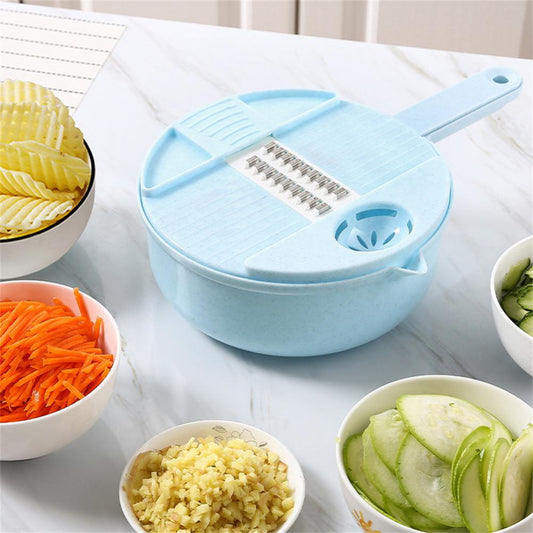 Multifunctional Radish Cutter Grater 12 In 1